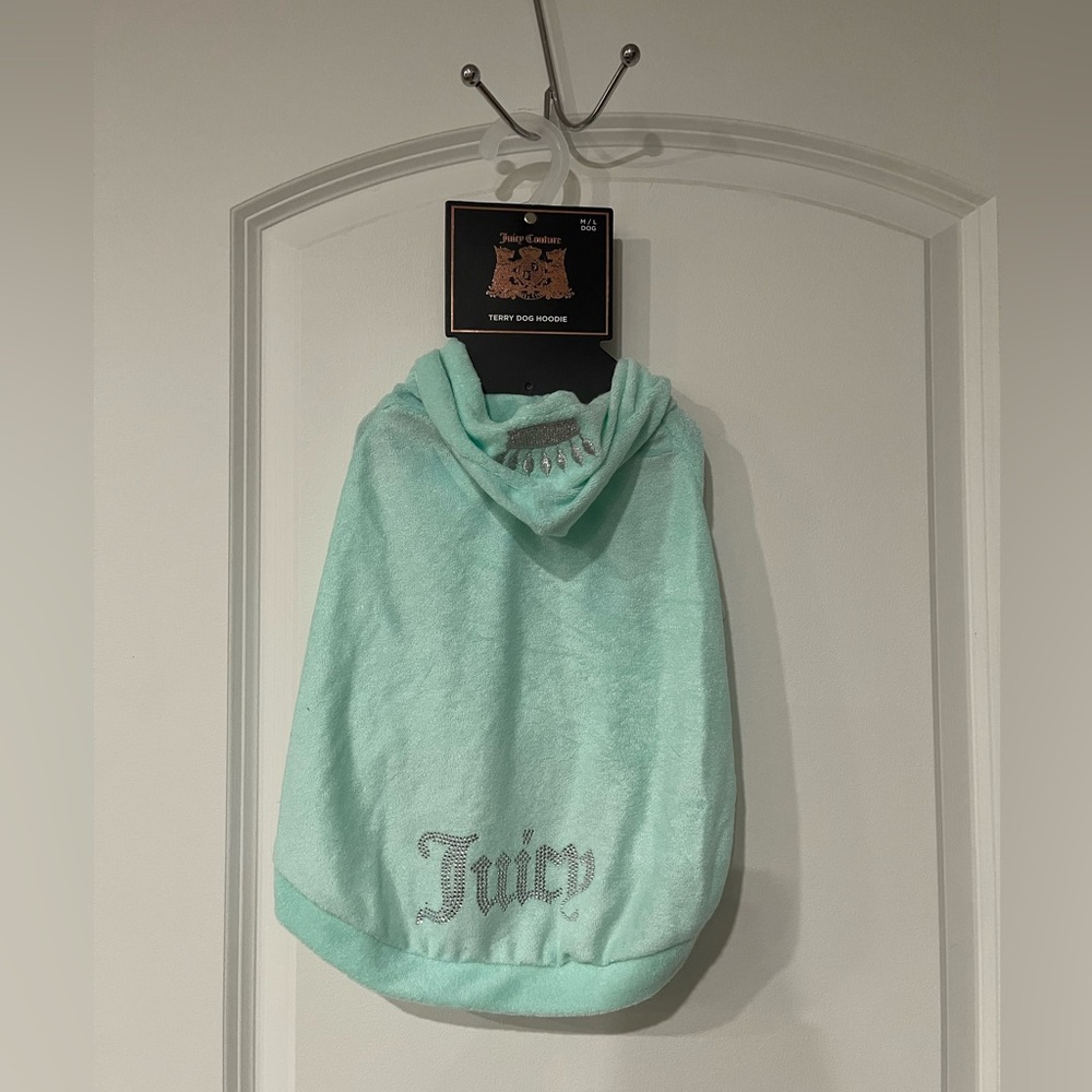 Juicy Couture Terry Dog Hoodie NWT